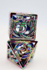 Hollow Mystic Dragon RPG Metal Dice Set